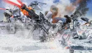 The Epic Battle Of Hoth Wallpaper