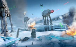 The Epic Battle Of Hoth Wallpaper