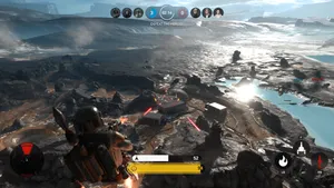 The Epic Battle Of Jakku - Star Wars Saga Wallpaper