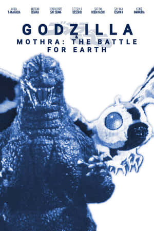 The Epic Clash: Godzilla Vs. Mothra Wallpaper
