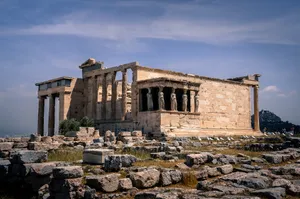 The Erechtheion's Entire Shouthwest Facade Wallpaper