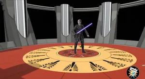 The Esteemed Jedi Council Members In Their Chamber, Deliberating Critical Matters In The Star Wars Universe Wallpaper