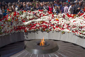 The Eternal Flame Armenian Genocide Memorial Wallpaper