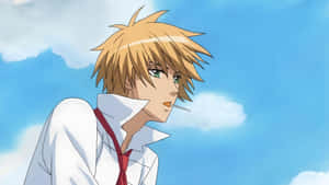 The Ever-charming Takumi Usui Gazing Into The Distance Wallpaper