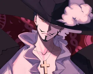 The Ever Powerful Dracule Mihawk Wallpaper