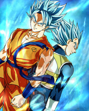 The Everlasting Battle Of Good & Evil - Goku And Vegeta Wallpaper