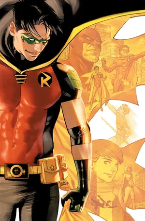 The Evolution Of Tim Drake As Red Robin Wallpaper