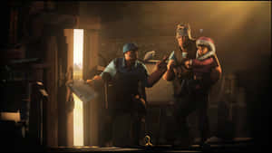 The Exciting World Of Team Fortress 2 Characters Wallpaper