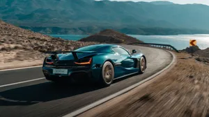 The Exhilarating Rimac C_two Electric Hypercar Wallpaper