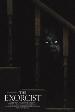 The Exorcist Hiding Possessed Girl Wallpaper