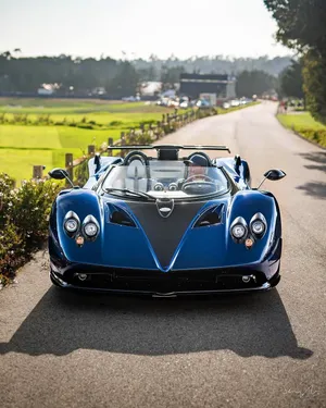 The Exquisite Pagani Zonda Hp Barchetta In A Striking Pose Wallpaper