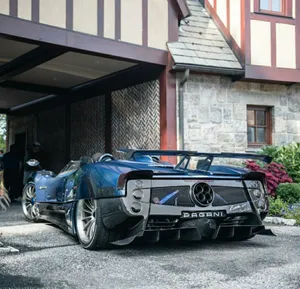 The Exquisite Pagani Zonda Hp Barchetta In Action Wallpaper