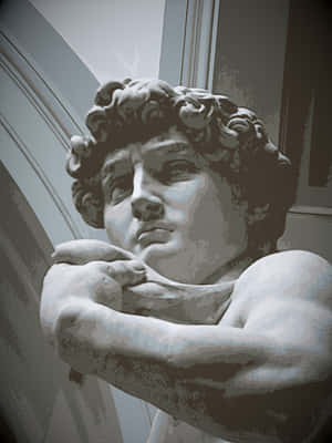 The Face Of David By Michelangelo Wallpaper