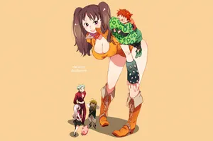 The Fairy King Harlequin, A Powerful Member Of The Seven Deadly Sins Wallpaper