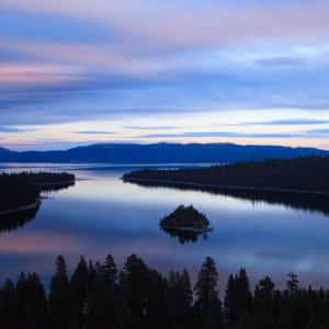 The Famed Lake Tahoe In All Its Natural Glory Wallpaper