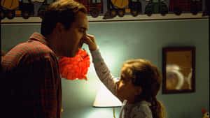 The Family Man Emotional Father Daughter Moment Wallpaper