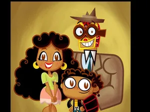 The Family Portrait Of Manny Rivera From El Tigre The Adventures Wallpaper