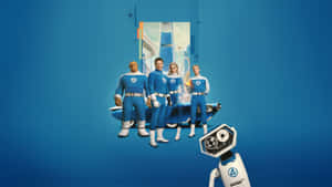 The Fantastic First Four Step Wallpaper