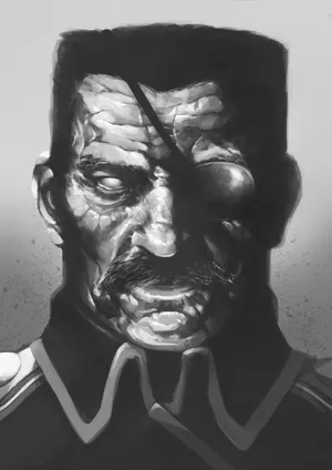 The Fearsome King Bradley Unleashing His Wrath On The Battlefield Wallpaper