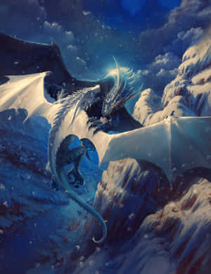 The Fearsome Mythical Dragon Wallpaper