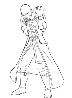 The Fierce Face Of Xehanort From Kingdom Hearts Wallpaper