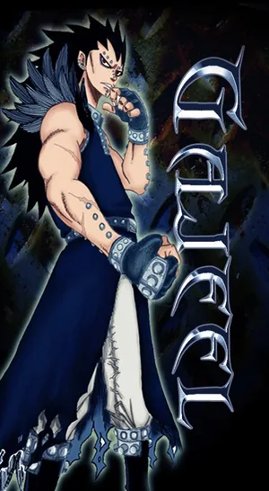 The Fierce Gajeel Redfox Ready For Battle Wallpaper