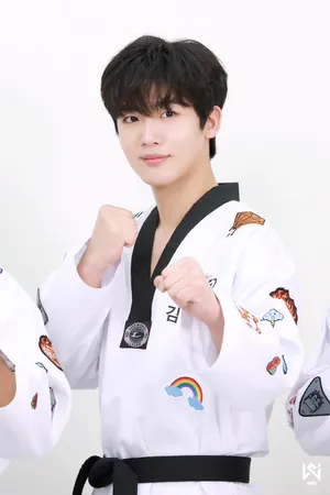 The Fierce Look Of A Taekwondo Fighter Wallpaper