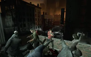 The Fierce Survivors Of Left 4 Dead Wallpaper