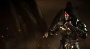 The Fiery Fury Of Liu Kang In Mortal Kombat Wallpaper