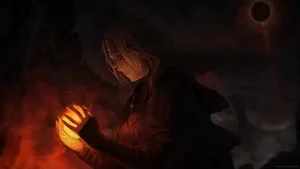 The Fire Keeper, Guardian Of The Bonfire Wallpaper