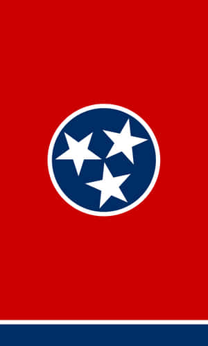 The Flag Of Tennessee - Representing The Pride Of The Volunteer State Wallpaper