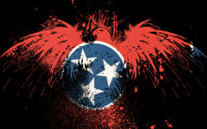 The Flag Of The Volunteer State Of Tennessee Wallpaper