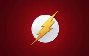 The Flash Emblemon Red Background.jpg Wallpaper