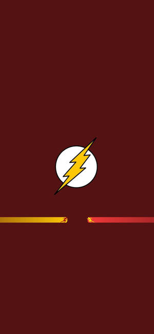 The Flash Iphone Maroon Wallpaper