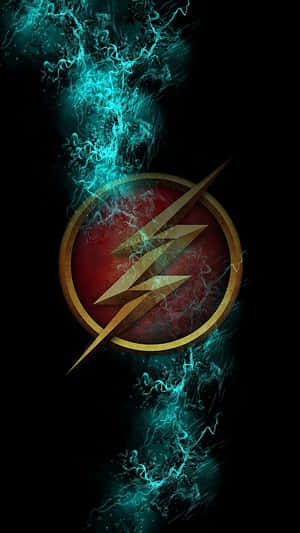 The_ Flash_ Logo_ Electric_ Energy_ Background Wallpaper