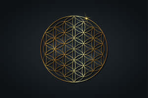 'the Flower Of Life Symbol - Representing Power, Balance And Beauty' Wallpaper