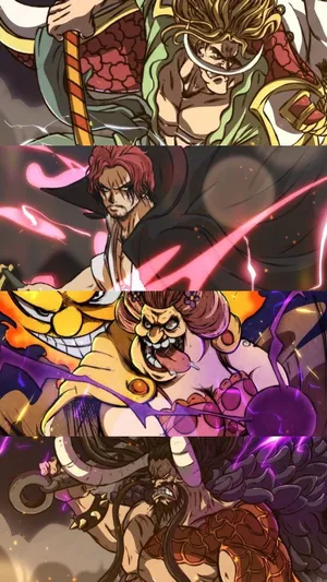 The Four Emperors Of The Sea Wallpaper