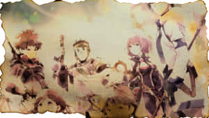 The Friends From The World Of Grimgar Of Fantasy And Ash Wallpaper