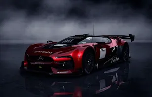 The Futuristic Citroen Ds Survolt All-electric Race Car Wallpaper