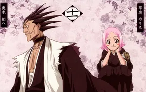 The Gallant Soul Reaper Captain, Kenpachi Zaraki Wallpaper