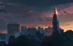 The Garden Of Words 2013 Film Anime Building Wallpaper