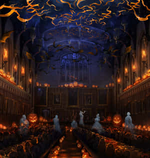 The Ghosts Of Hogwarts Wallpaper