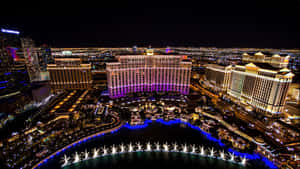 The Glamorous Lights Of Las Vegas Wallpaper