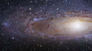 The Glorious Image Of The Andromeda Galaxy, 4k Resolution Wallpaper