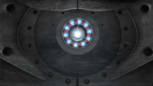 The Glowing Arc Reactor From The Iron Man Suit. Wallpaper