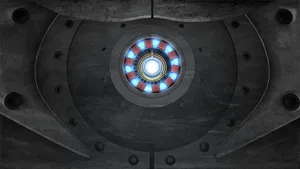 The Glowing Arc Reactor From The Iron Man Suit. Wallpaper