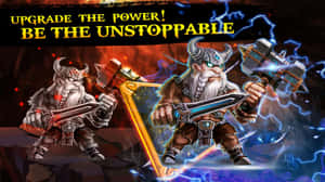 The Gods Clash In Epic Battle Wallpaper