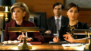 The Good Fight Courtroom Scene Wallpaper