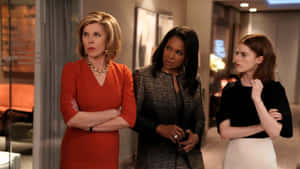 The Good Fight Intense Discussion Wallpaper