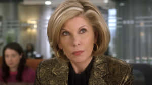 The Good Fight Intense Lawyer Glance Wallpaper